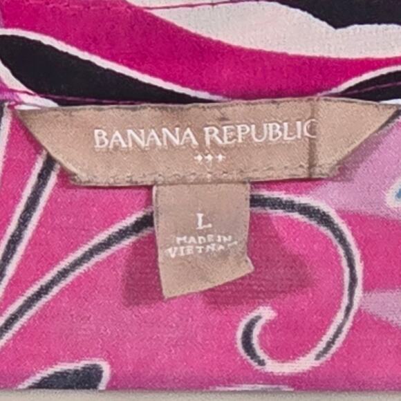 Banana Republic Women's Floral Dress. Size Large - Picture 3 of 4